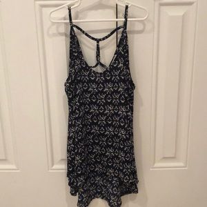 Flowy Navy Tank Top